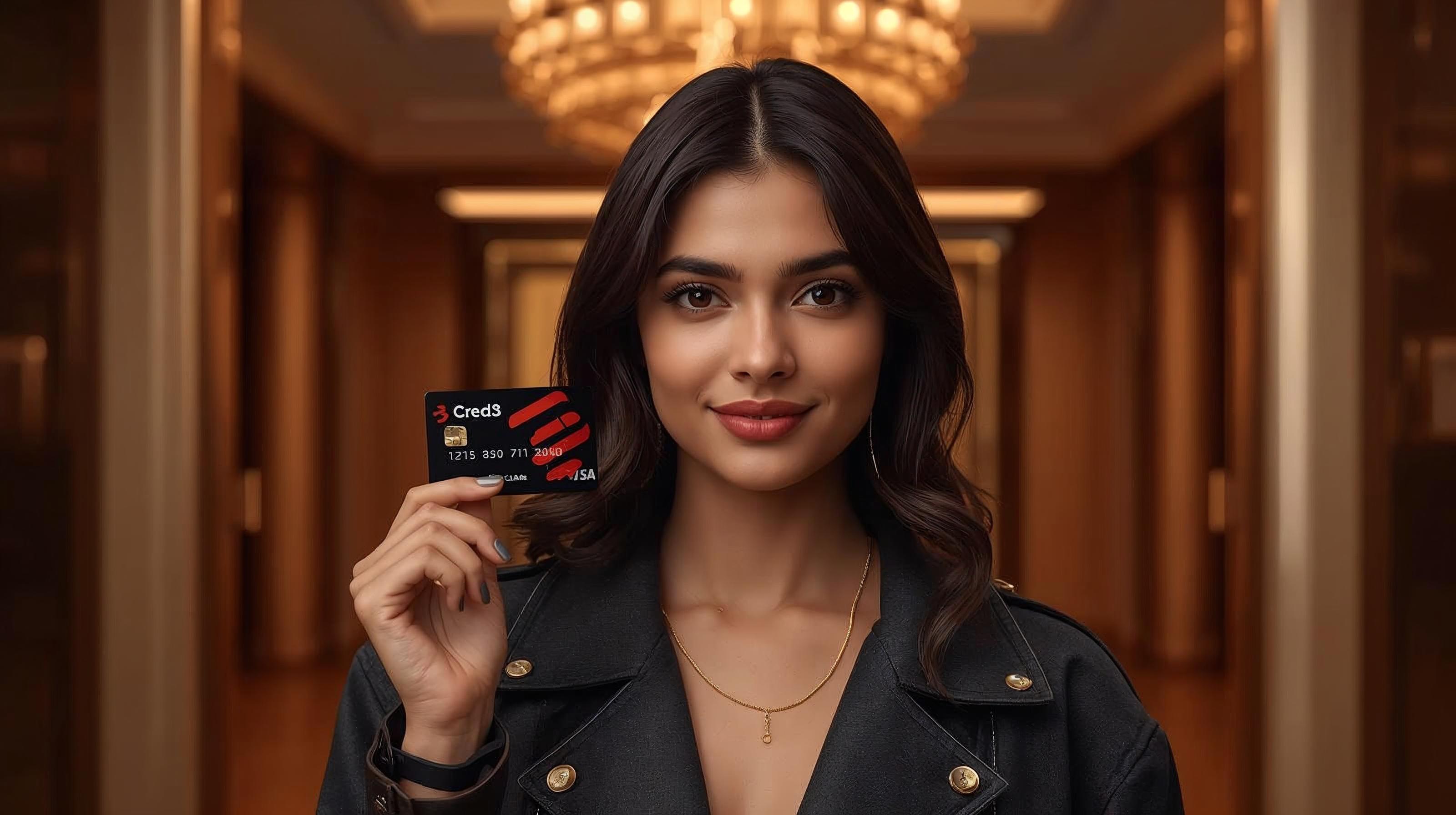 Cred3 Instagram post featuring a model