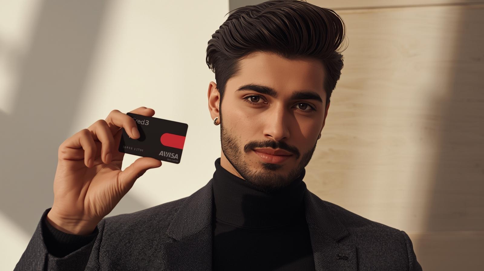 Cred3 Instagram post featuring a model